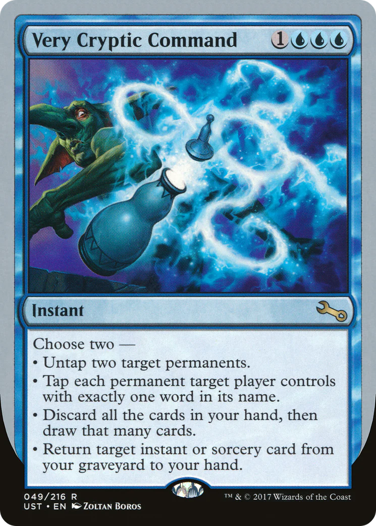 Very Cryptic Command (UST-49B) - Unstable