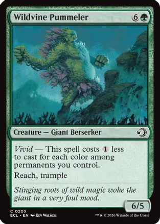 Wildvine Pummeler (ECL-203) - Lorwyn Eclipsed Foil